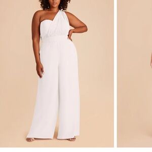 Birdy grey white bridal jumpsuit